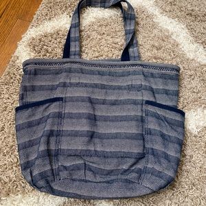Thirty-one Retro Metro Striped Tote